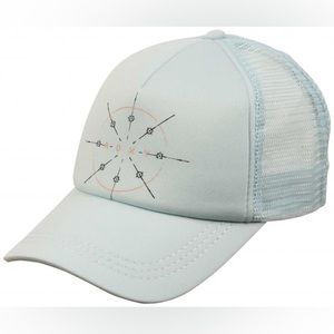 Roxy Truckin Women's Hat - Blue Light baseball cap trucker hat mesh back teal